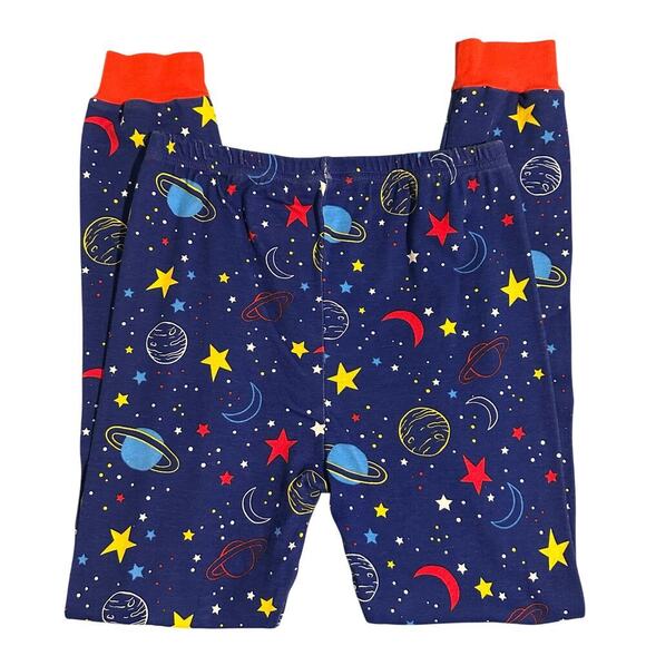 NWOT Coral Bee 2pc Glow in The Dark Space Pajamas Kids 12 - Picture 5 of 6